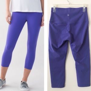 Lululemon Wunder Under Crop II Roll Down Legging 8